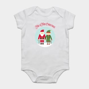 Mr and Mrs Christmas, Grandfather Christmas, Grandma Christmas, Santa and Elves, Parents Gift, Parent Gifts Baby Bodysuit